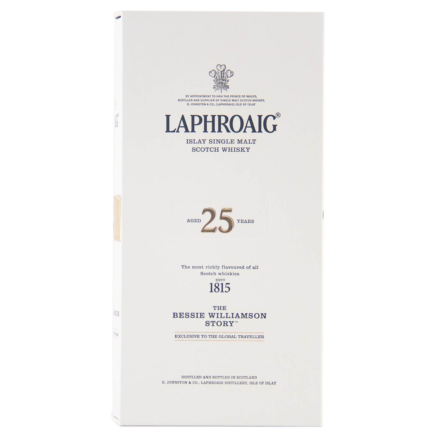 Laphroaig Bessie Williamson Story 25 Year Old Limited Edition
