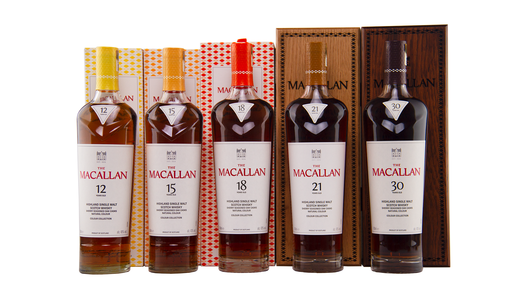 The Macallan Colour Collection: a complete vertical