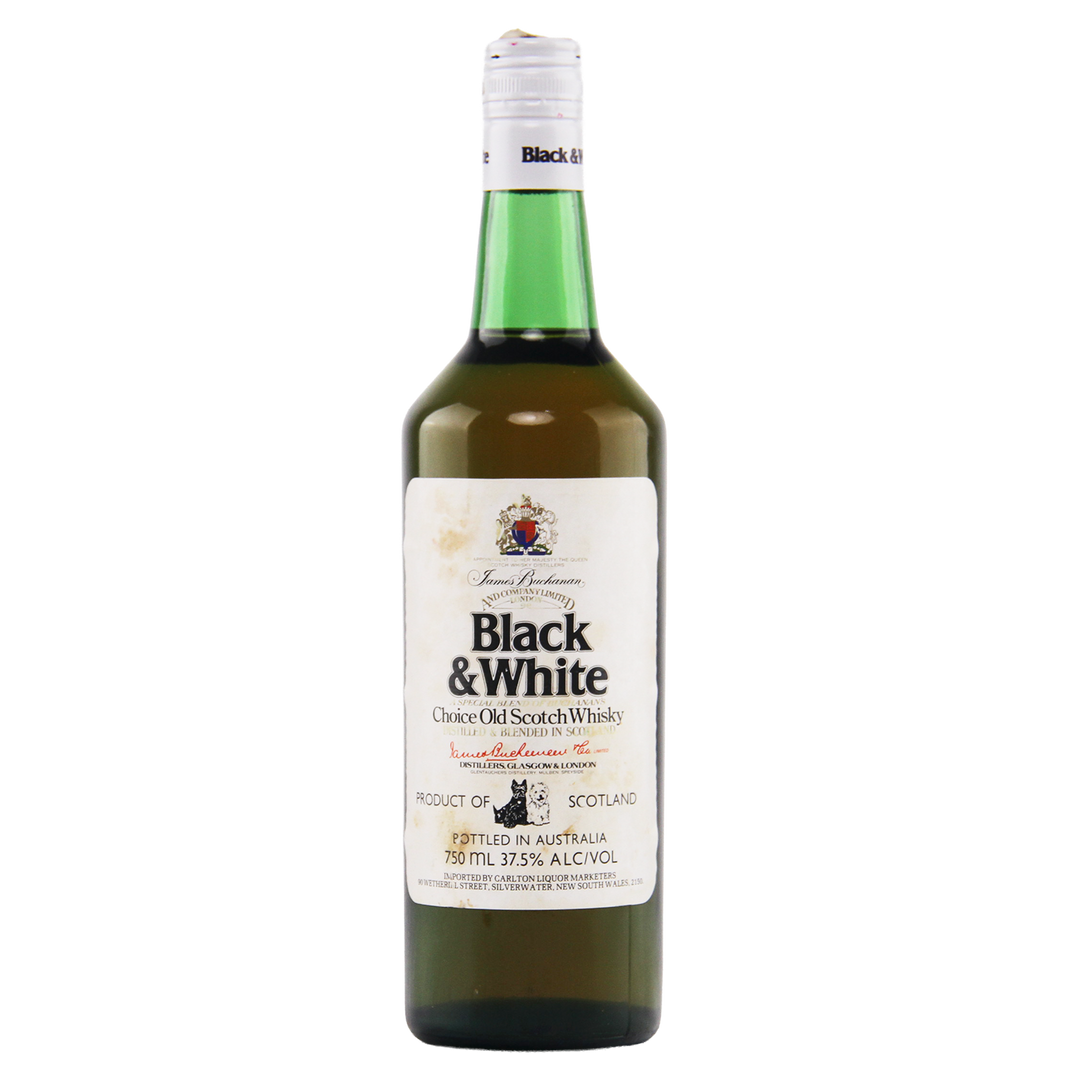 Black & White Choice Old Scotch Whisky (1980s Bottling)