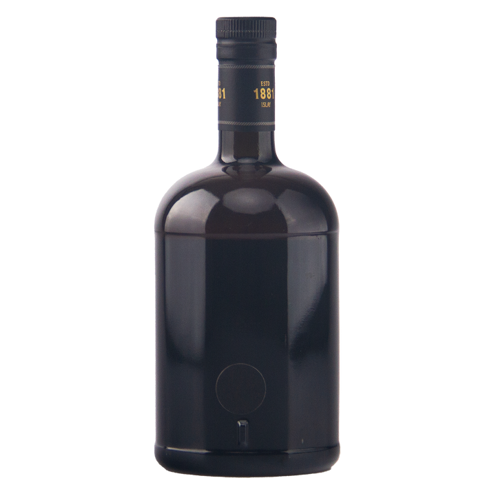 A dark glass bottle with a black screw cap and a gold neck label reading '1881' and 'SLAVIA', shown against a plain white background.