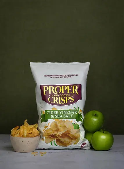 Proper Crisps Cider Vinegar and Sea Salt Chips