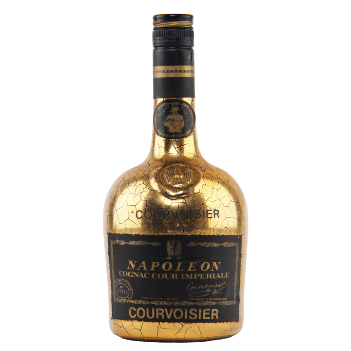 Courvoisier Napoleon Cognac Cour Imperiale 1980s Gold Bottle