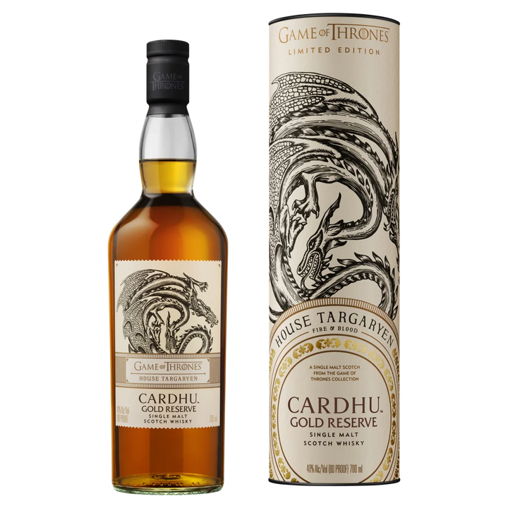 Cardhu Gold Reserve Game of Thrones House Targaryen Single Malt Scotch Whisky