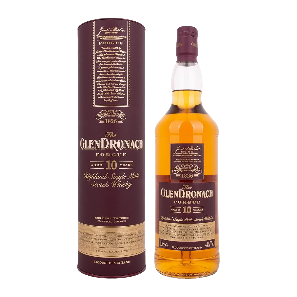 Glendronach Forgue 10 Year Old Single Malt Scotch Whisky