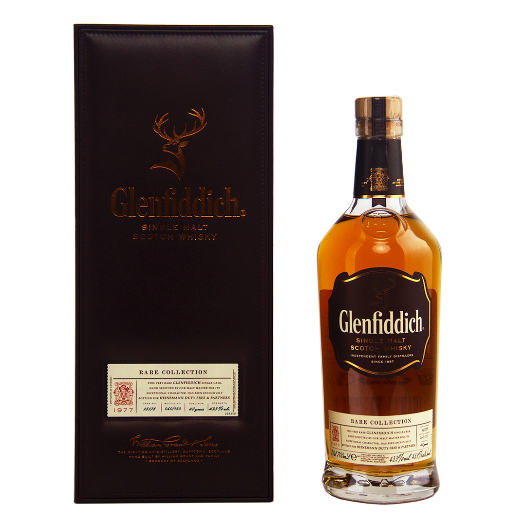 Glenfiddich 40 Year Old 1977 Rare Vintage Single Malt Scotch Whisky