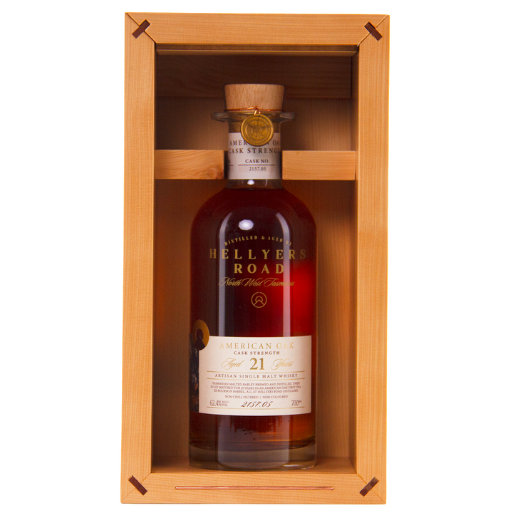 Hellyers Road 21 Year Old Single Cask Australian Single Malt Whisky