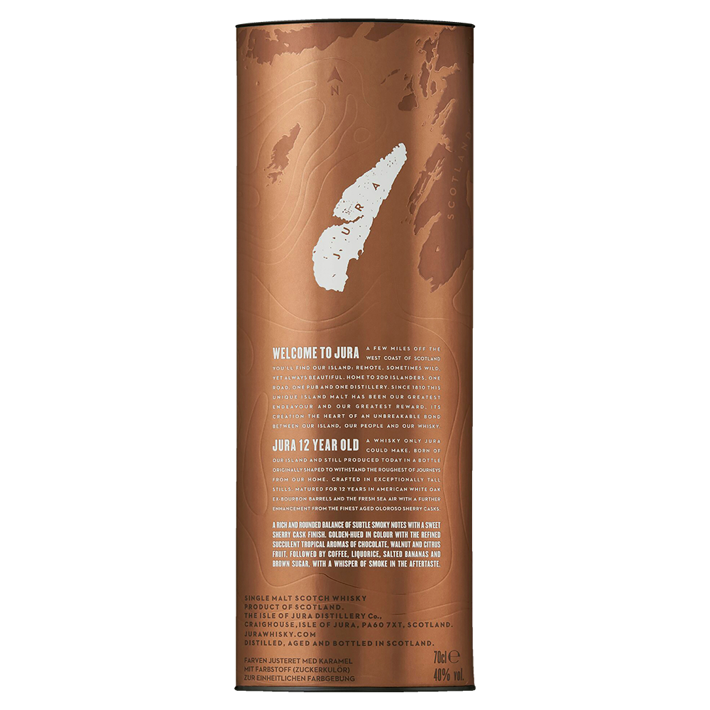 Jura 12 Year Old Single Malt Scotch Whisky