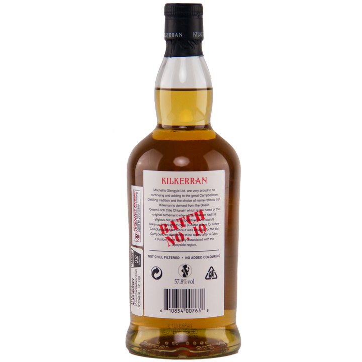 Kilkerran Heavily Peated Batch 10 Single Malt Scotch Whisky