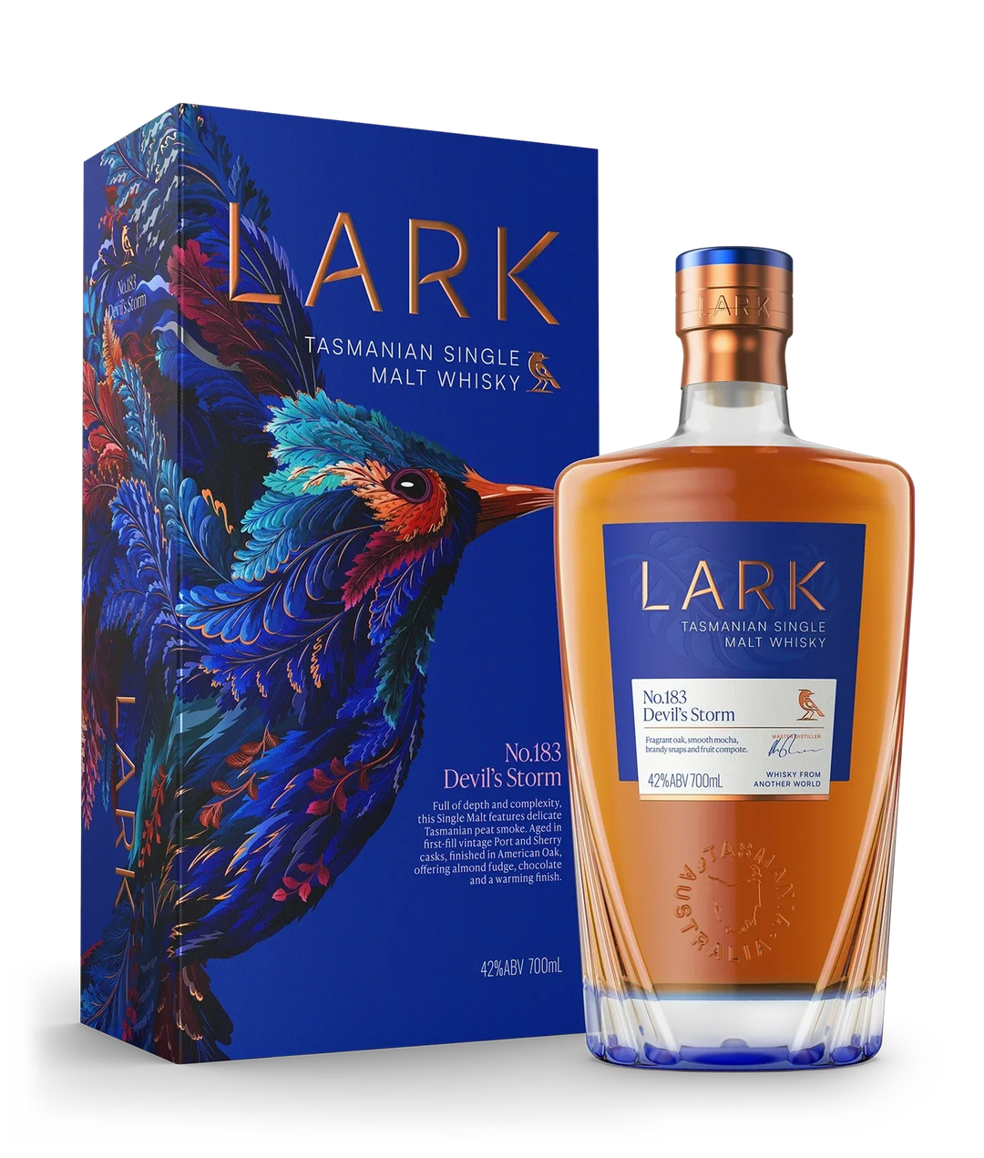 Lark Devil's Storm No. 183 Signature Collection Single Malt Tasmanian Whisky 700ml