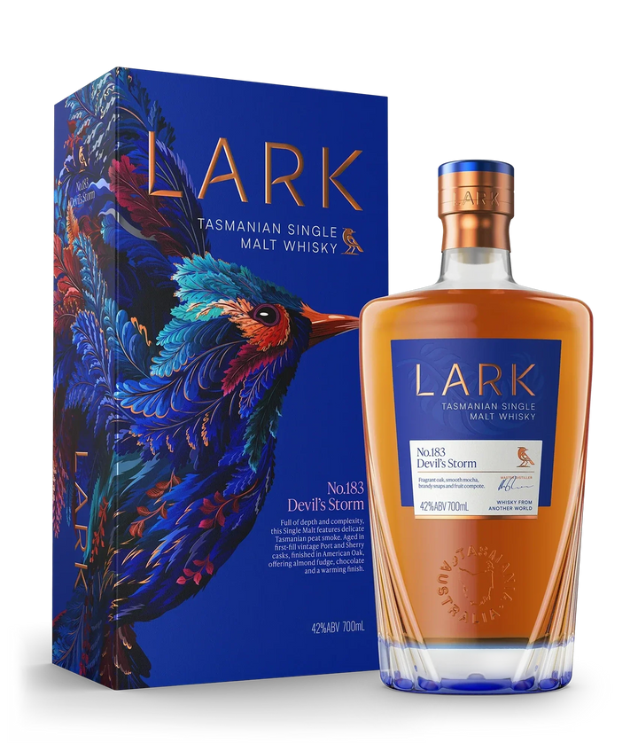 Lark Devil's Storm No. 183 Signature Collection Single Malt Tasmanian Whisky 700ml