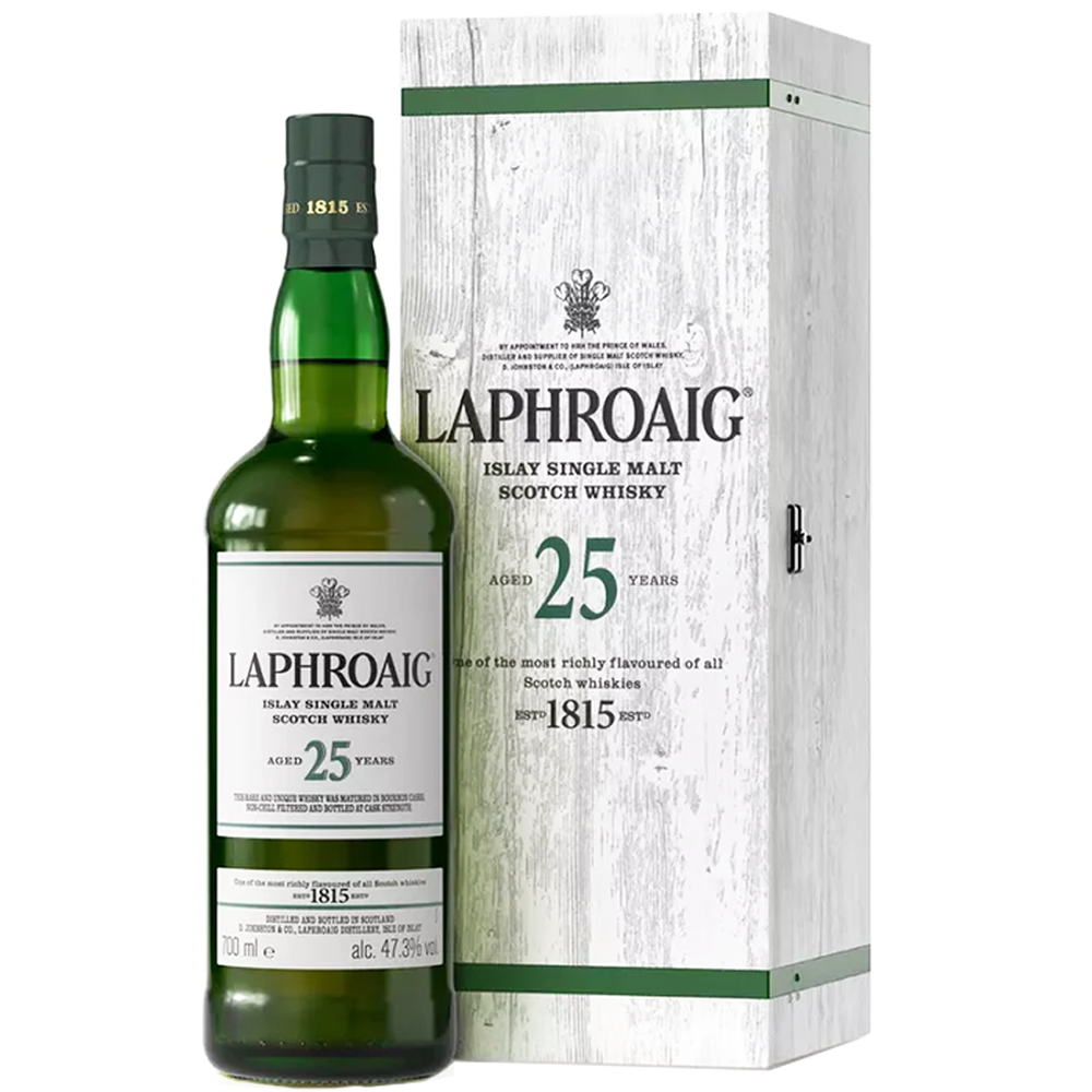 Laphroaig 25 Year Old Single Malt Scotch Whisky 49.8% abv