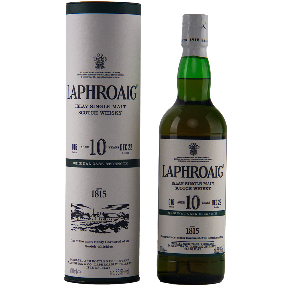 Laphroaig 10 Year Old Original Cask Strength Batch 16 Single Malt Scotch Whisky