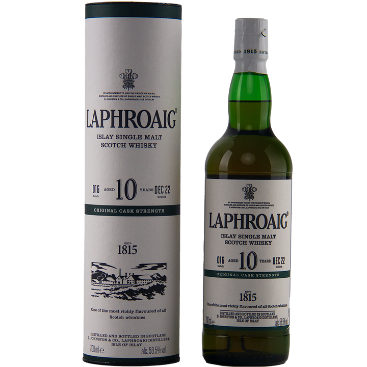 Laphroaig 10 Year Old Original Cask Strength Batch 16 Single Malt Scotch Whisky