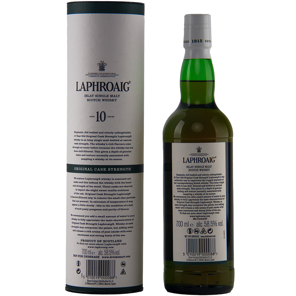 Laphroaig 10 Year Old Original Cask Strength Batch 16 Single Malt Scotch Whisky