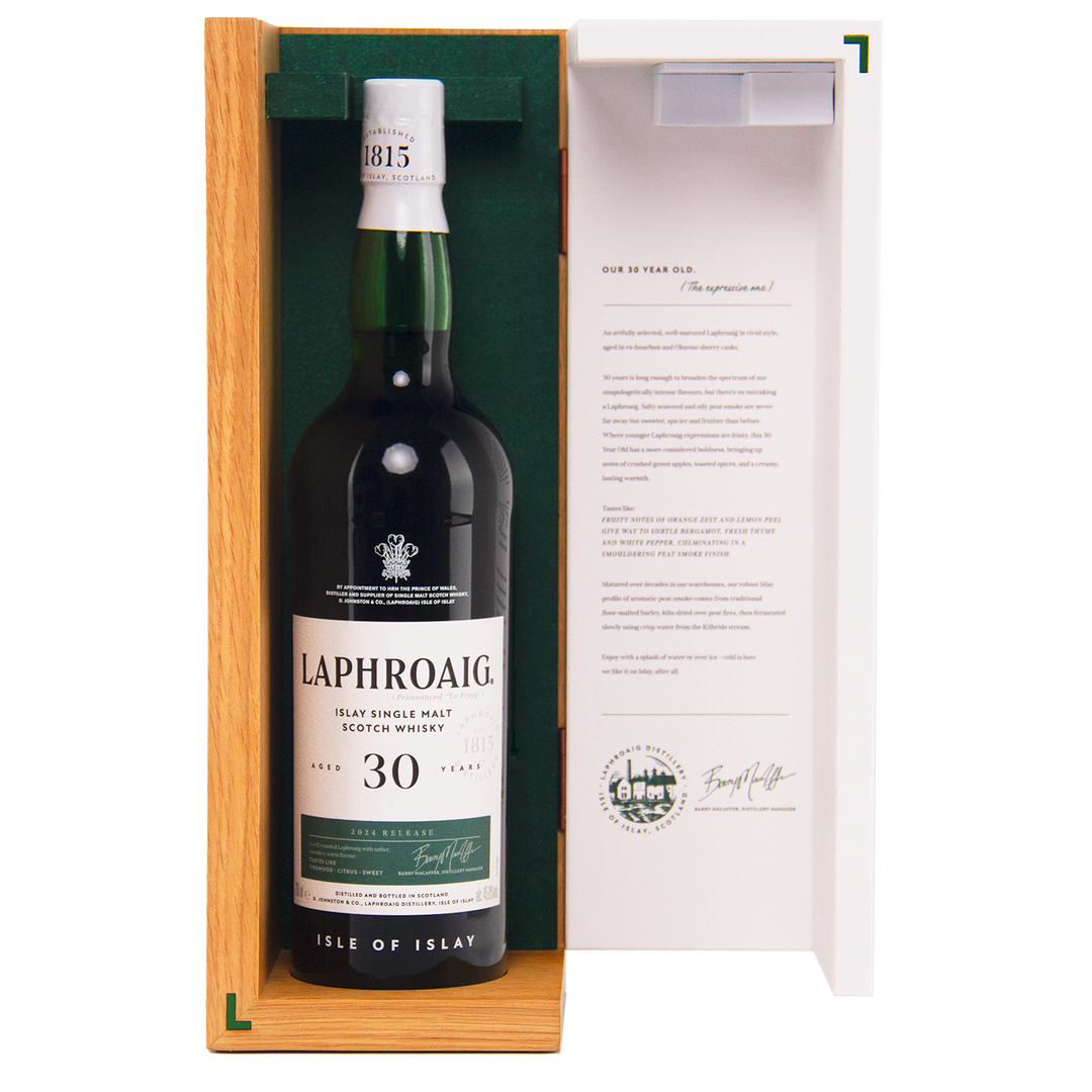 Laphroaig 30 Year Old (2024 Release) Single Malt Scotch Whisky