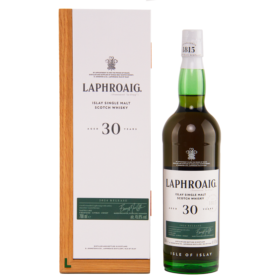 Laphroaig 30 Year Old (2024 Release) Single Malt Scotch Whisky