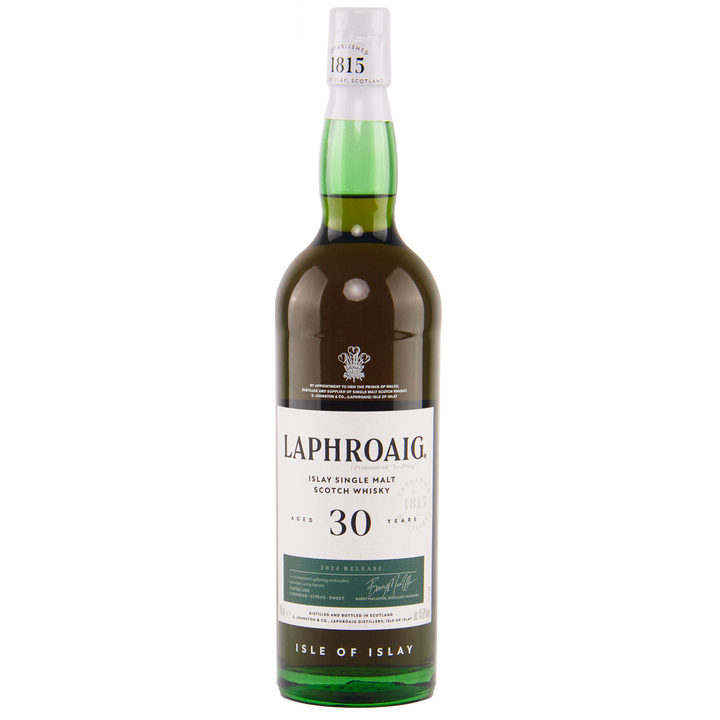 Laphroaig 30 Year Old (2024 Release) Single Malt Scotch Whisky
