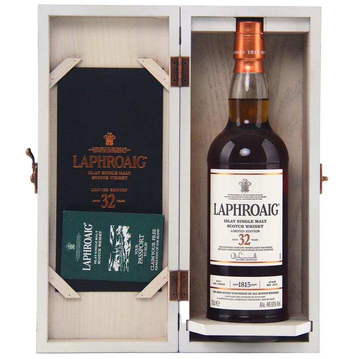 Laphroaig 32 Year Old Cask Strength Limited Edition Single Malt Scotch Whisky