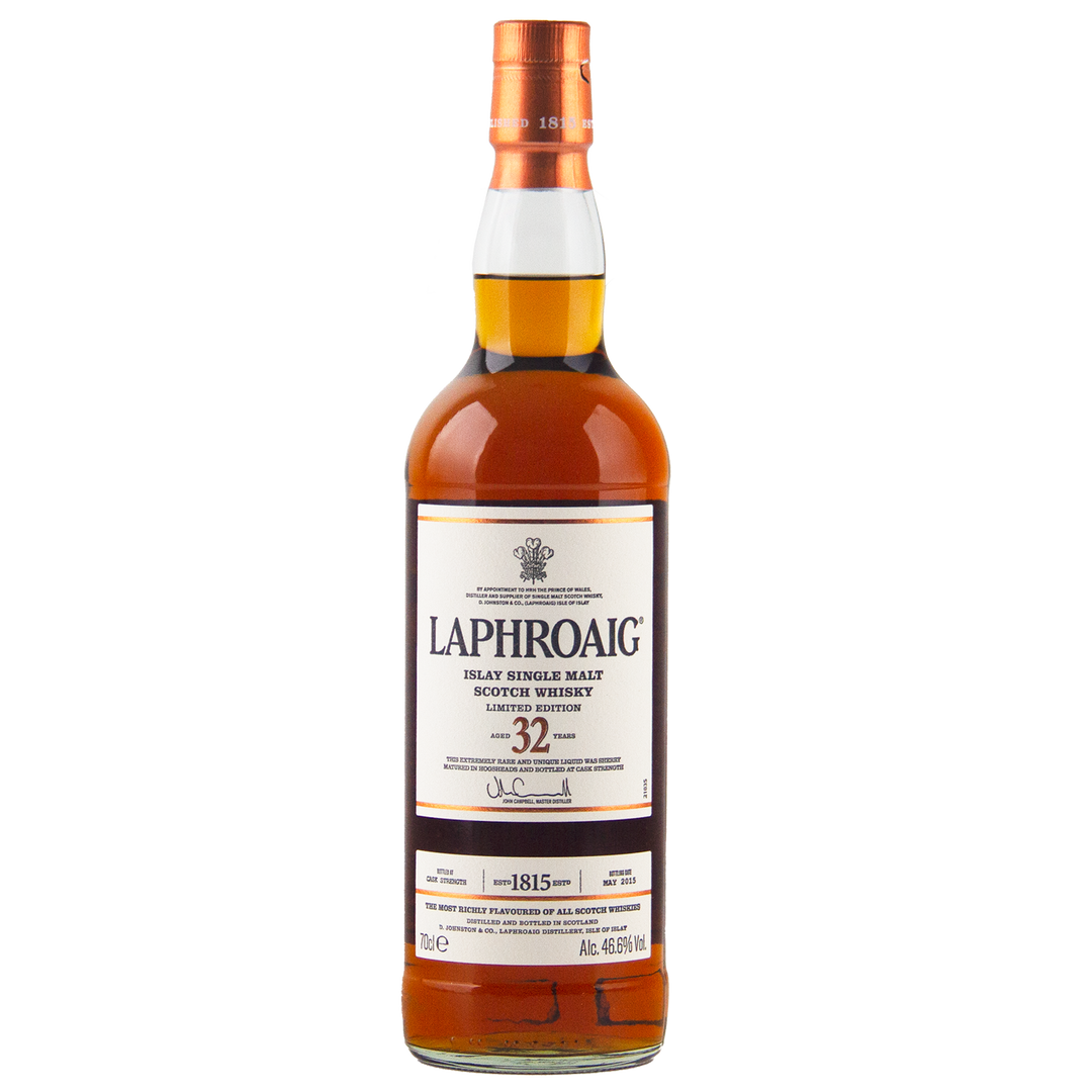 Laphroaig 32 Year Old Cask Strength Limited Edition Single Malt Scotch Whisky