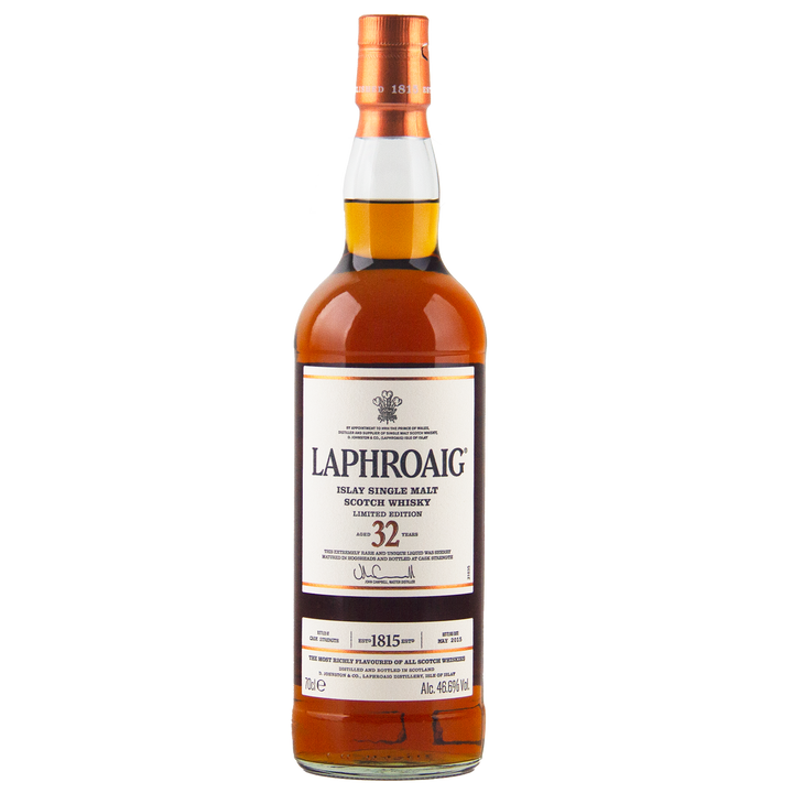 Laphroaig 32 Year Old Cask Strength Limited Edition Single Malt Scotch Whisky