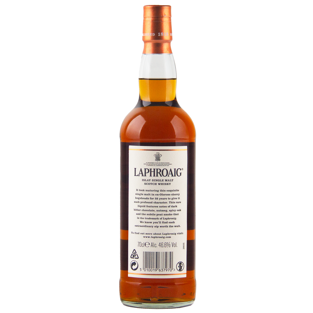 Laphroaig 32 Year Old Cask Strength Limited Edition Single Malt Scotch Whisky