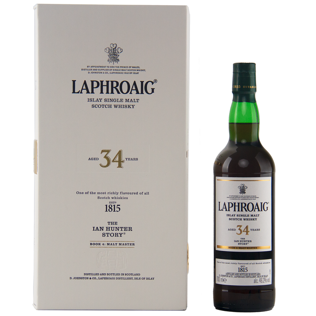 Laphroaig Ian Hunter Story Book 4 34 Year Old Single Malt Scotch Whisky