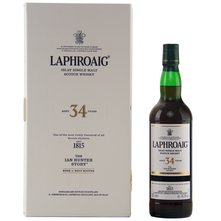 Laphroaig Ian Hunter Story Book 4 34 Year Old Single Malt Scotch Whisky