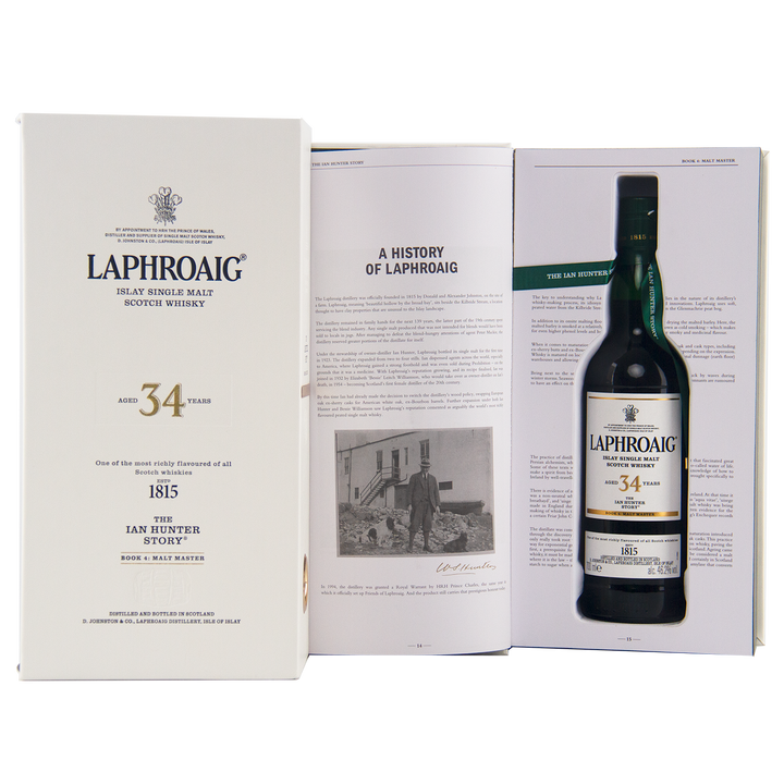 Laphroaig Ian Hunter Story Book 4 34 Year Old Single Malt Scotch Whisky