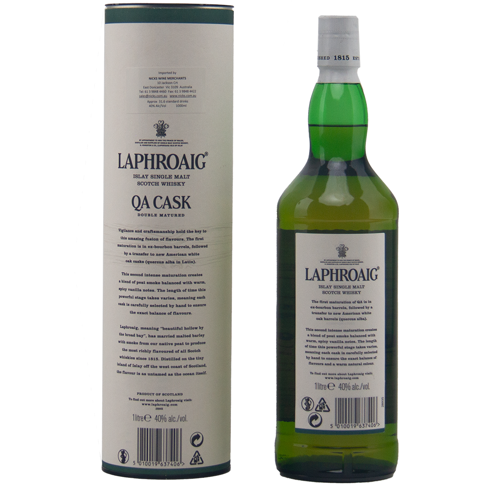 Laphroaig QA Cask Double Matured Single Malt Scotch Whisky