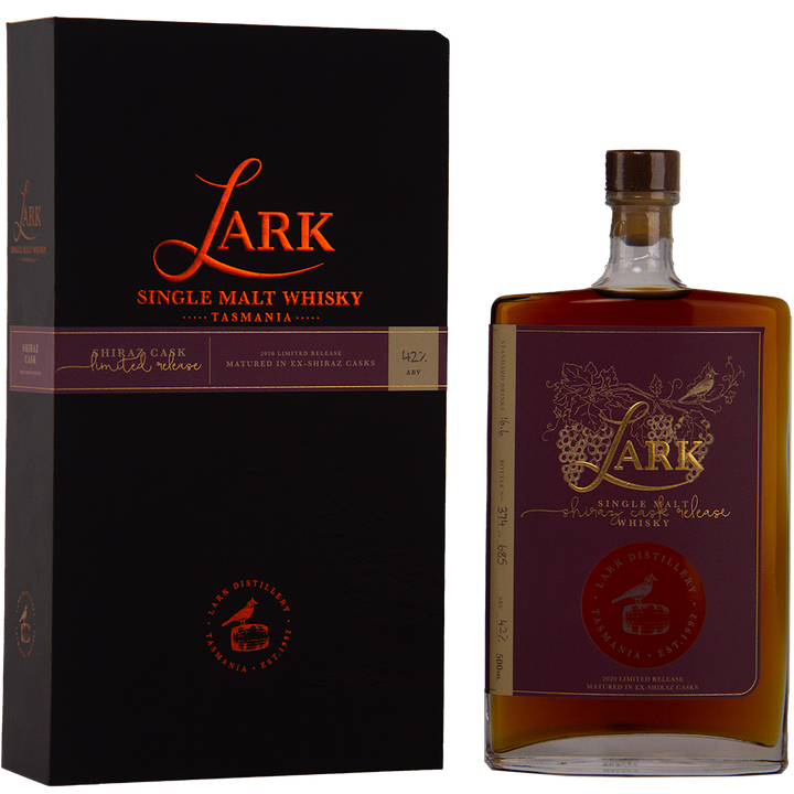Lark Distillery Barossa Valley Shiraz Cask Australian Single Malt Whisky 500ml