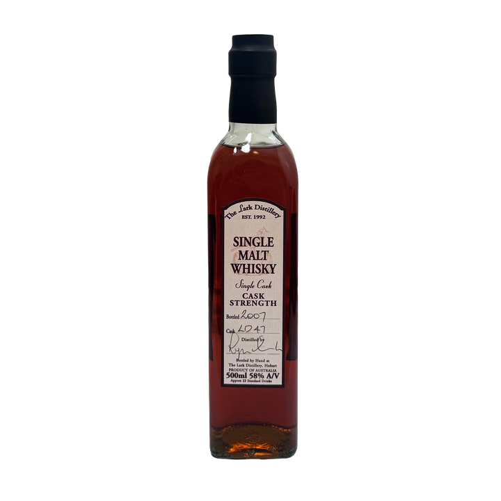 Lark Distillery Single Cask LD47 Cask Strength Australian Single Malt Whisky, Bottled 2007