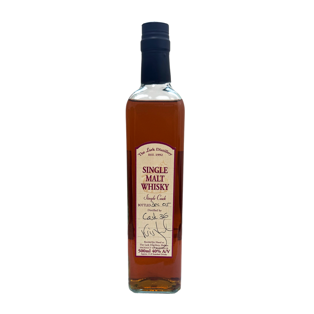 Lark Distillery Single Cask 36 Australian Single Malt Whisky, Bottled 2005