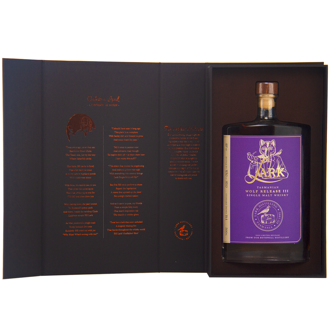 Lark Wolf Release III Single Malt Australian Whisky 500ml (2020 Release)