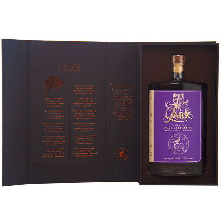 Lark Wolf Release III Single Malt Australian Whisky 500ml (2020 Release)