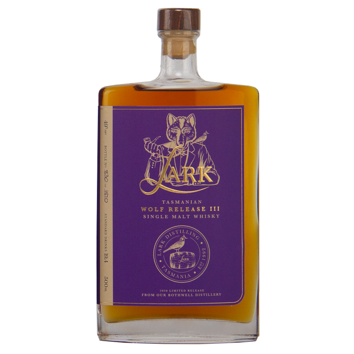 Lark Wolf Release III Single Malt Australian Whisky 500ml (2020 Release)