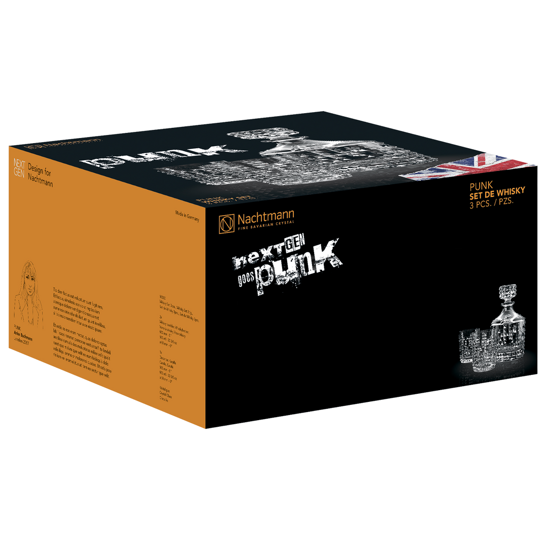 Nachtmann The Punk Series Whisky Decanter Set