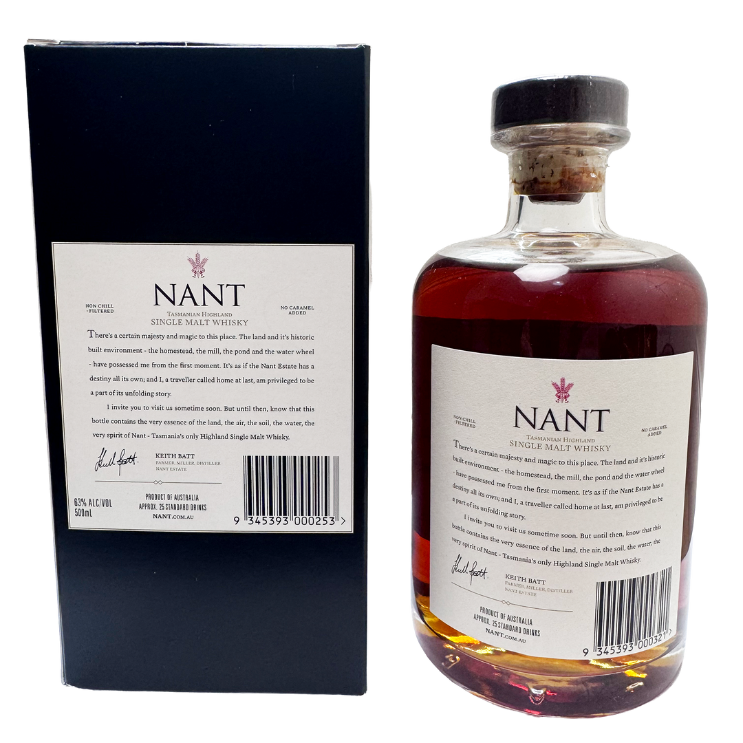 Nant Pinot Noir Cask Tasmanian Single Malt Whisky
