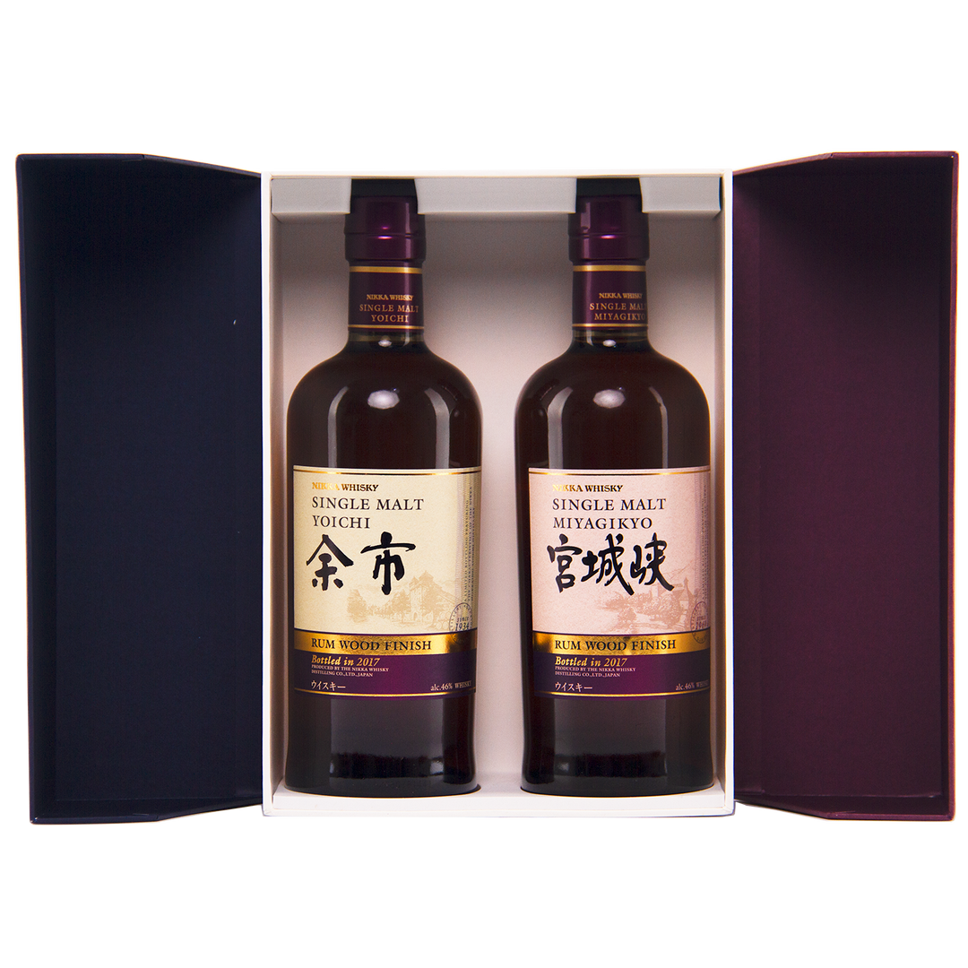 Nikka Rum Wood Finish Set Japanese Whisky