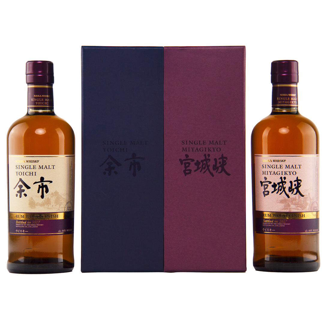 Nikka Rum Wood Finish Set Japanese Whisky