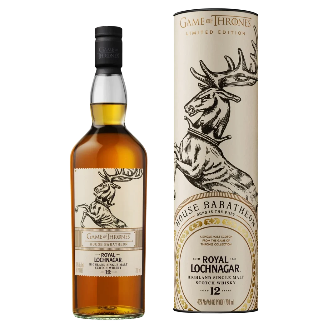 Royal Lochnagar 12 Year Old Game of Thrones House Baratheon Single Malt Scotch Whisky