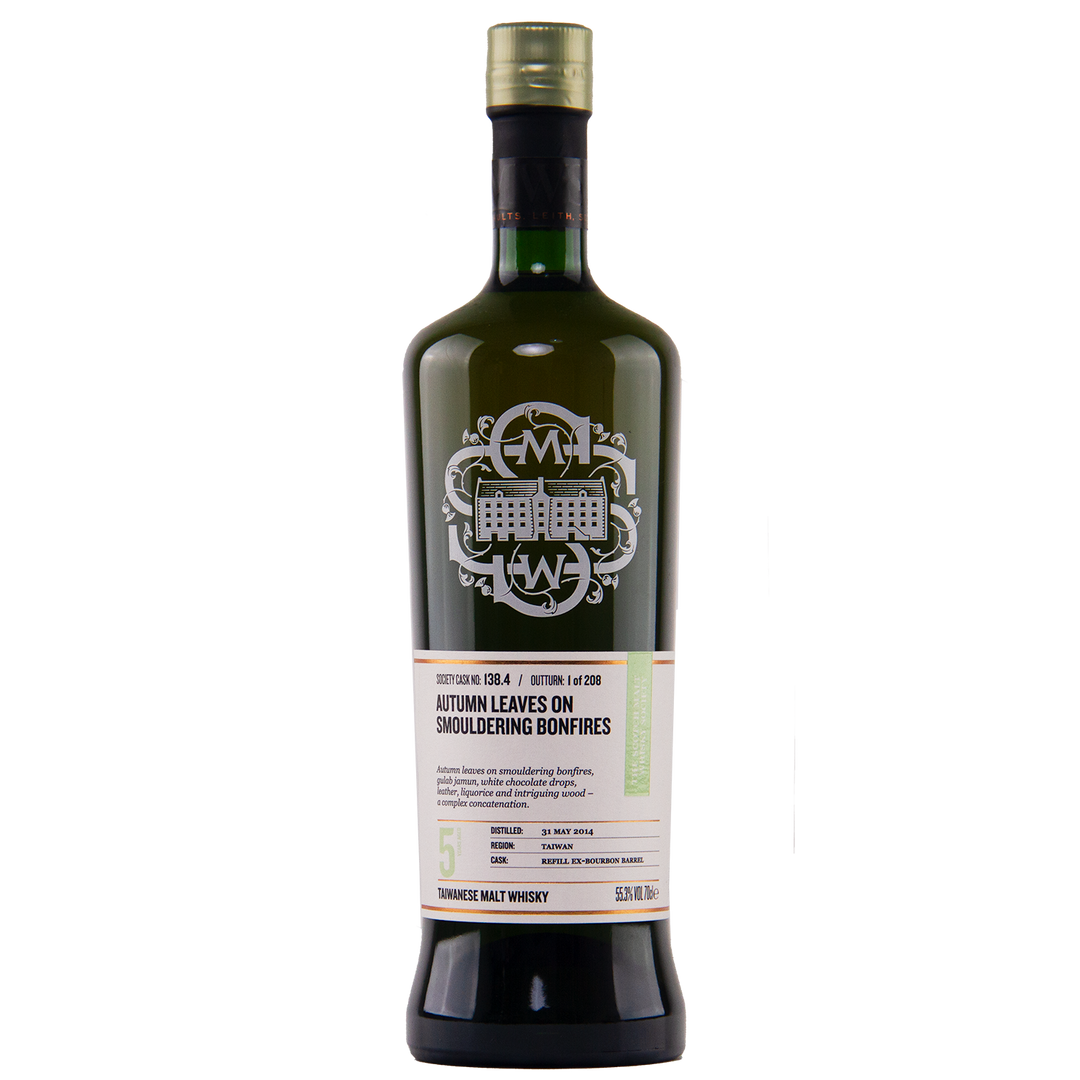 SMWS 138.4 Autumn Leaves on Smouldering Bonfires Scotch Whisky