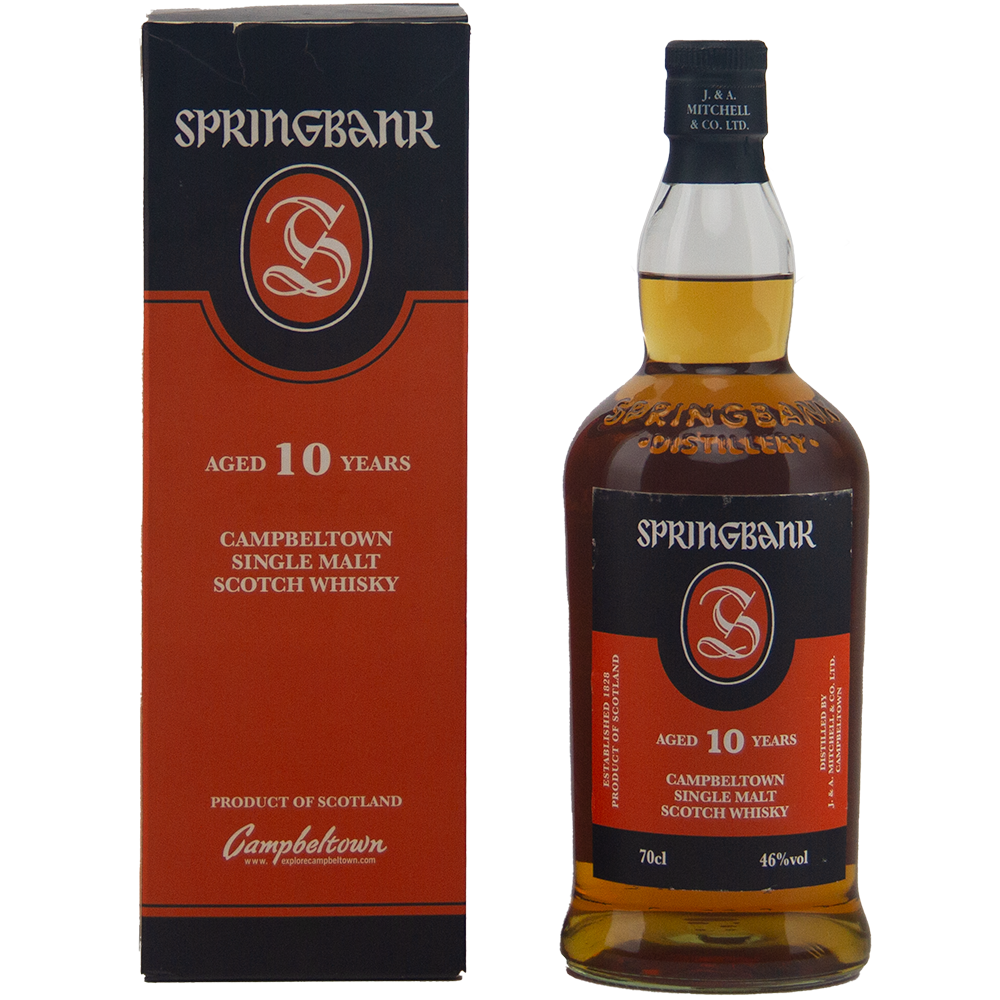 Springbank 10 Year Old Single Malt Scotch Whisky