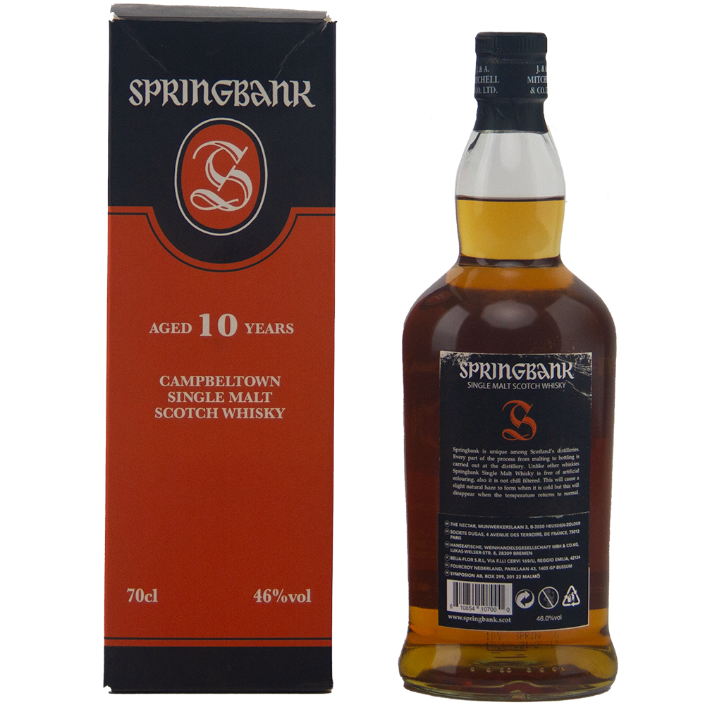 Springbank 10 Year Old Single Malt Scotch Whisky