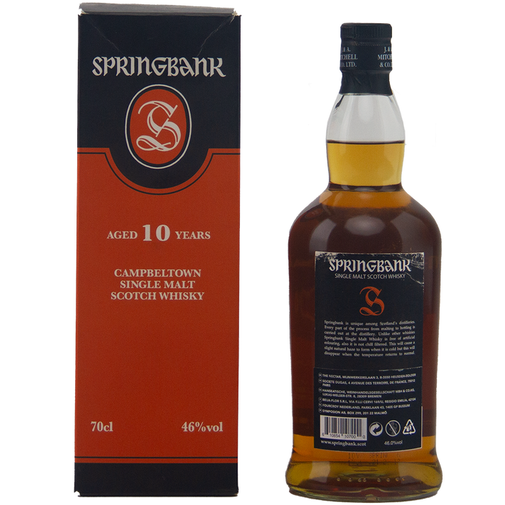 Springbank 10 Year Old Single Malt Scotch Whisky