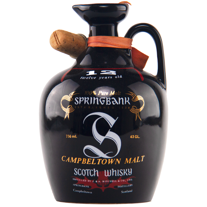 Springbank 12 Year Old Pure Malt Scotch Whisky Ceramic Decanter
