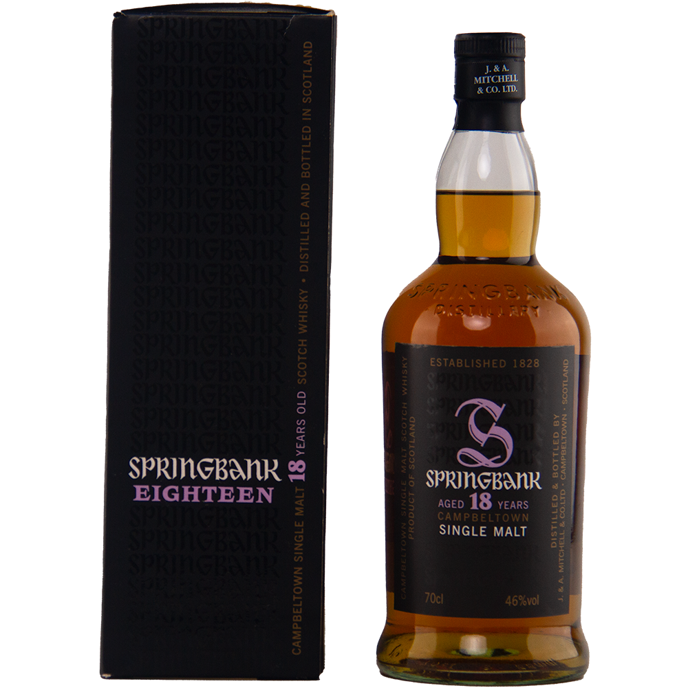 Springbank 18 Year Old Single Malt Scotch Whisky