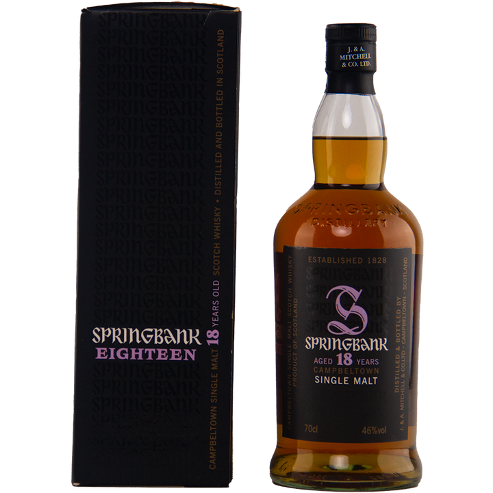 Springbank 18 Year Old Single Malt Scotch Whisky