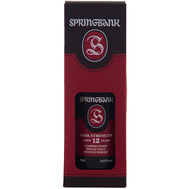 Springbank Cask Strength 12 Year Old 54.8% Single Malt Scotch Whisky