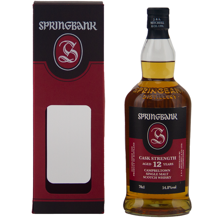 Springbank Cask Strength 12 Year Old 54.8% Single Malt Scotch Whisky