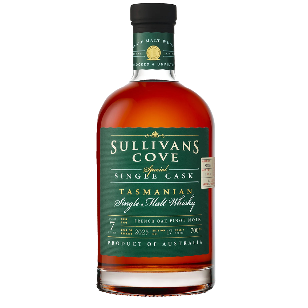 Sullivans Cove French Oak Ex-Pinot Noir SC0387 Single Malt Australian Whisky